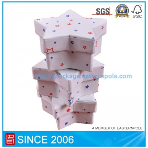 Star-muotoinen lahjapakkaus