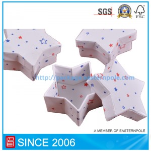 Star-muotoinen lahjapakkaus