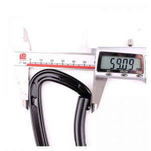 D-solki ulkokiipeilyvarusteiden turvakoukkukiipeilynippi kiipeilyn pikakiinnitysrabiinilla A1272C