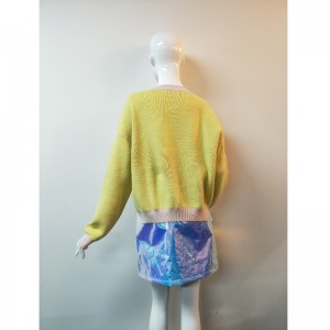 PINK NECK SWEATER RLWS0112F