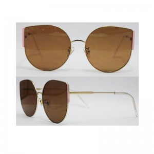 Tukku Custom Logo Metal aurinkolasit Naiset Big Cat silmät kehys