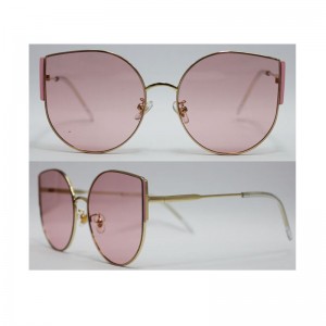 Tukku Custom Logo Metal aurinkolasit Naiset Big Cat silmät kehys