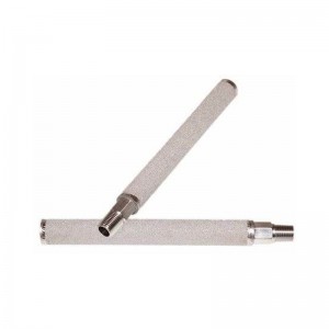 10 / 20u ruostumattomasta teräksestä valmistettu huokoinen diffuusori nestettä / kaasua varten