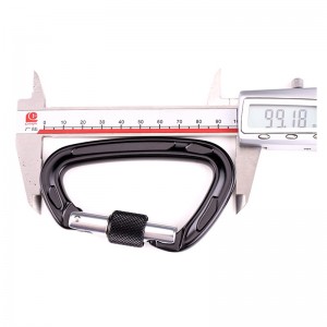 Ulkona koukku kiipeily camping päälukko vuorikiipeily solki monitoimimutteri carabiner vuorikiipeily solki ulkona nopea saalis nopea putoaminen varusteet turvalukko koetusaukko d-tyyppi lanka lukko päälukko ilmailun alumiiniseos