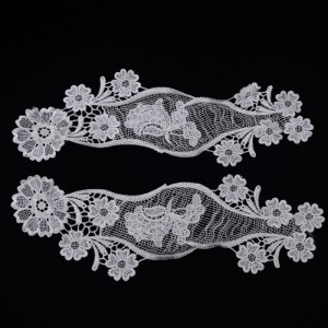 1 # Neckline-pitsi ， maidon silkki-pitsi ， Polyesteri / Nylon-pitsi ， puuvilla-pitsi ，