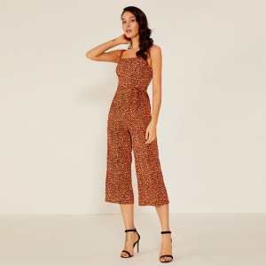 Naiset Nizzan laadukas laaja jalka Floral Boho Jumpsuit