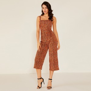 Naiset Nizzan laadukas laaja jalka Floral Boho Jumpsuit