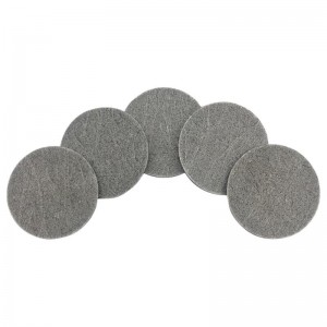 Ruostumaton teräs 310S -kuituhuopa, jota käytetään polttimessa