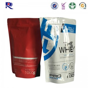 Painettu ja laminoitu seisokkipussi herakauhetta ja muita ravitsemuksellisia jauheita varten