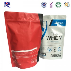 Painettu ja laminoitu seisokkipussi herakauhetta ja muita ravitsemuksellisia jauheita varten