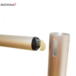 Putken ja terän teleskooppipalkki 2'-3 '