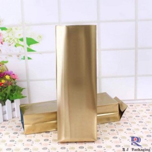 Mukautettu folio kahvi ja teepussi, jossa on sivutukki 8oz 12oz 16oz 32oz