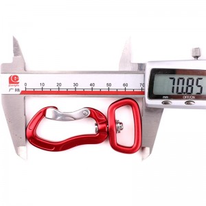 Koukkukiipeily camping päälukko ruostumattomasta teräksestä valmistettu jousitanko-karabiini monitoimirabiini ulkokäyttöön nopea saalis nopea putoaminen varusteiden turvalukko koukulla eläinpidikkeet koiranpidikkeet ilmailun alum...