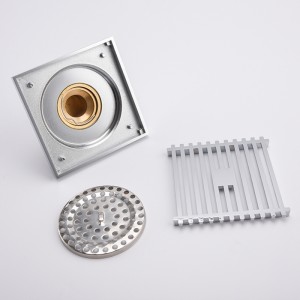 Kylpyamme hiusten sieppaimella varustetun suihkun tyhjennyslaatan kansi