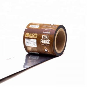 Räätälöity metalloitu elintarvikepakkaus muovilaminaattipakkaus valssauskalvo