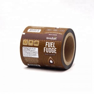 Räätälöity metalloitu elintarvikepakkaus muovilaminaattipakkaus valssauskalvo