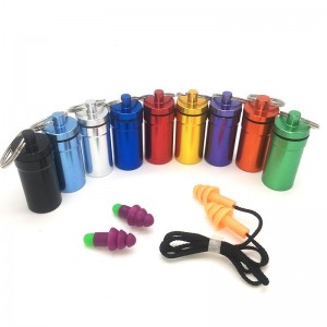 Alumiiniseoslääkepullo ja korvatulpan alumiinipullo