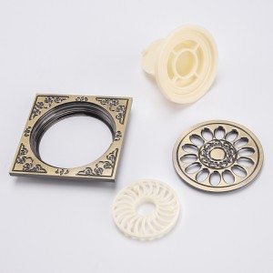 Messinki pvc-lattiakoristeellinen suihkuvesisuojus