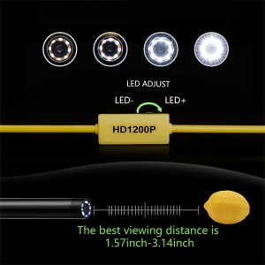 Langaton endoskooppi 2,0 megapikselin HD WiFi-boreskooppikamera Mikrorajapinta Vedenpitävä tarkastuskäärmekamera Androidille, iOS: lle ja Windowsille, iPhone, Samsung, Tablet, Mac