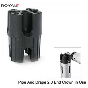 Putki ja verho 2.0 pystyssä 2-vaiheinen kruunu