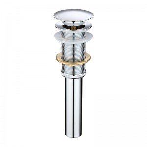 Napsauta clack kromi kylpyaltaan jäteaukkoisia putkiliittimiä ilman ylivuotoa