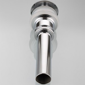 Jousitettu altaan pidennetty pyrstön napsautuspuristusaine jättämättä