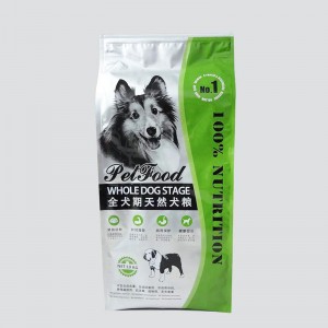 10 kg: n elintarvikelaatuinen muovipussi lemmikkieläinten ruokalaukkujen valmistaja