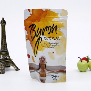 Muokatut painetut pussit vesitiivis merisuola pakkauspussi