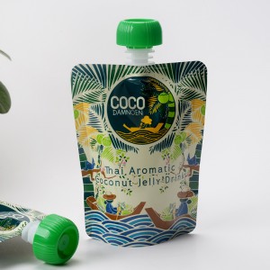 mukautettu nokkapussi hyytelöpakkaus elintarvikelaatuista stand up -pakkausta