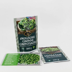 elintarvikelaatuinen takatiiviste kasvisten siementen maatalouden siementen pakkauspussi