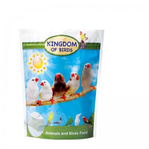 korkealaatuinen mukautettu kalastus uistin ja lintujen elintarvikkeiden pakkauspussi eläimille