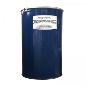 Irtotavara tyhjentää ja läpinäkyvä etikka / asetoksisilikonitiiviste rumpuna