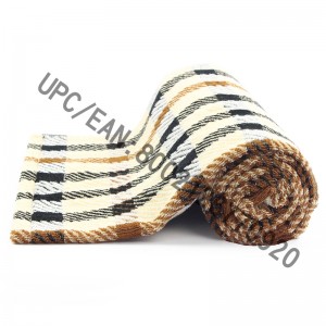 JMD TEXTILE Kylpypyyhesarja, 4 kpl brittiläistä tyylikäs ruudullinen Jacquard-pyyhe, suuret kylpypyyhkeet, 100% puuvillaa, kylpypyyheallas kuntosalimatkahotellit, College-asuntolan huoneen varusteet, pyyhe ruskea pyyhe sininen