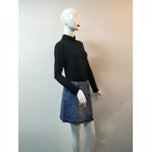 LADIES \\\ LIGHT WASH DENIM SKIRT RLWSK0001M
