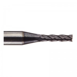 Kiinteän kovametallipäätymylly, AlTiN-päällystetty, 4 uraa, halkaisija 1/16 \