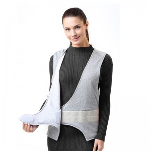 Lämmitettävä liinakoko säädettävä akku Sähköinen lämmin liivi retkeilykäyttöön