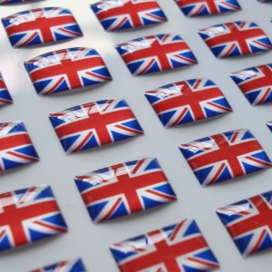 amerikkalainen lippu kupullinen tarra, tunnus Autotarrat