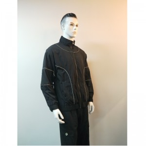 MIESTEN MUSTA WINDBREAK-TAKKI RLMJ0003