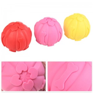 Silikoni lemmikkieläinten lelu koiran ja kissan lelu lemmikkien silikoni lelu purematon lelu