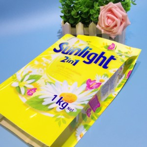 Pysäytä nokka muovisen pesunesteen nestesaippua / pyykinpesuainepakkaus