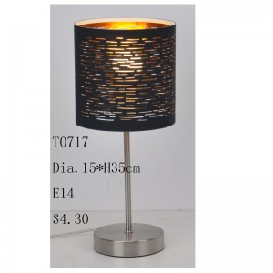 Pöytävalaisin laserleikatulla kangasvarjolla