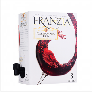 Viinin pakkauspussi laatikossa, viinin pakkauspaperilaukku