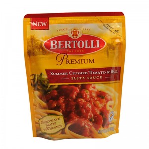 Korkean esteen joustava laminoitu alumiinifolio kastikepakkaus muovipussi