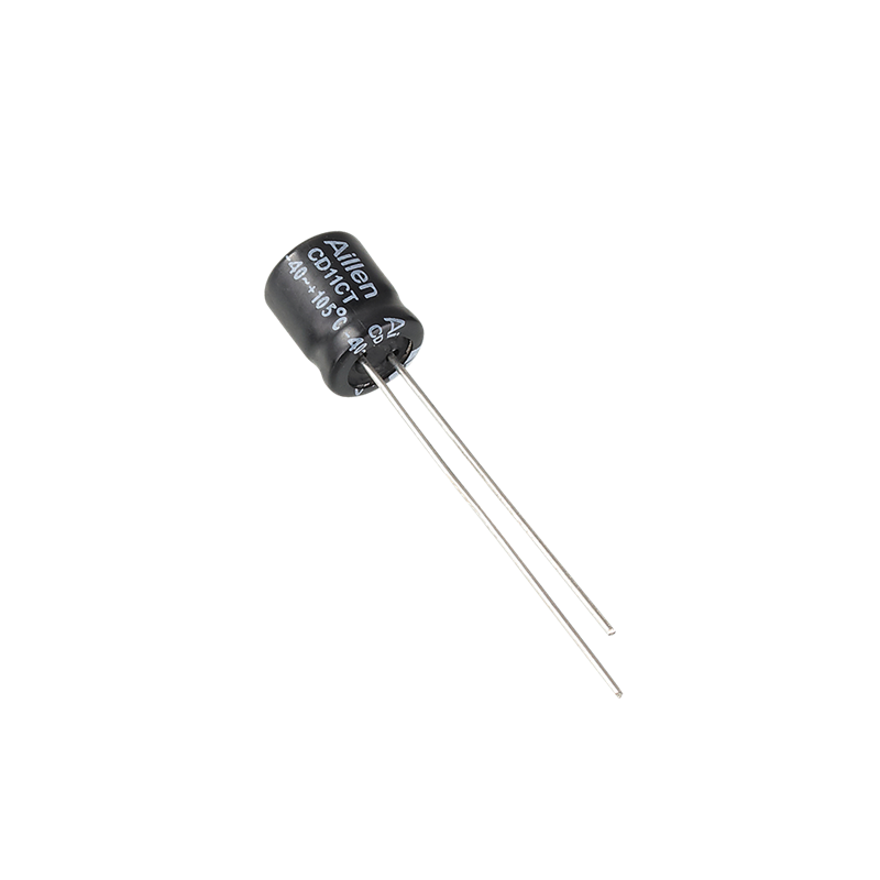 CD11CT plug-in alumiini elektrolyyttikondensaattori
