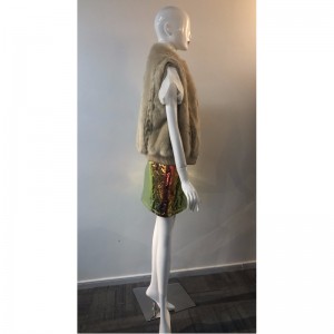 NAISTEN CREAM FURIL GILET RLWF0002