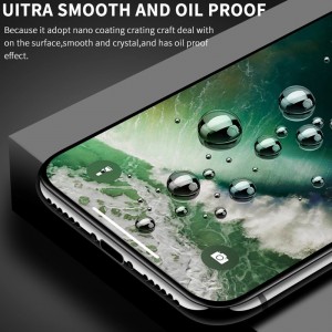 2.5D silkkipainettu karkaistu lasi näytönsuoja malleihin XI / XI MAX 2019