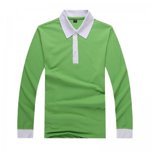 Pitkähihainen paita kontrastikauluksella