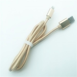 KPS-1005CB 8PIN 2M korkealaatuinen nylon punottu 2A nopea usb-datakaapeli iPhonelle