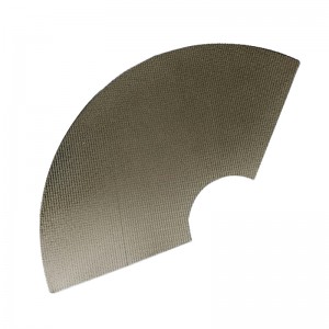 1 mikronin sintrattu ruostumattoman teräksen suodatinverkko