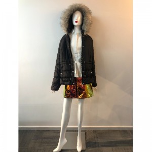 NAISTEN MUSTA HUPPAINEN TURVA RLWPC0060